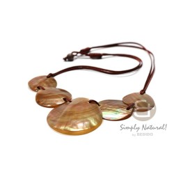 Brown Lip Shell Necklace