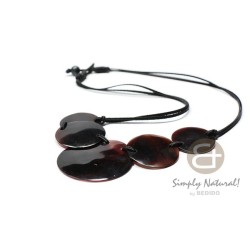 Black Tab Shell Necklace