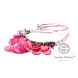 Cleopatra Necklace Pink...